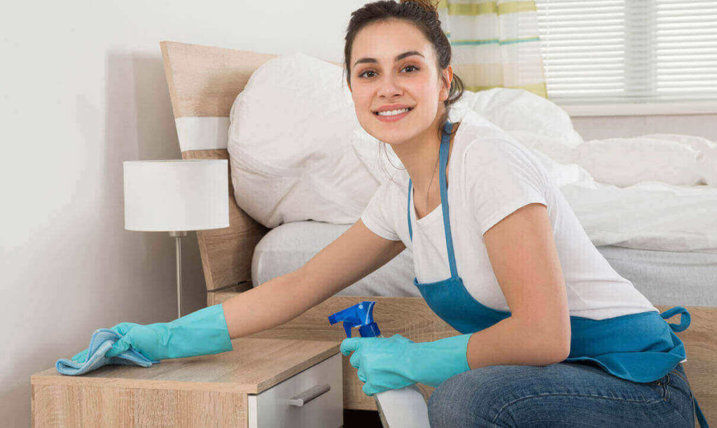 bedroom cleaning with our DIY cleaning tips